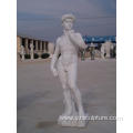 Life Size White Marble Famous David Sculpture